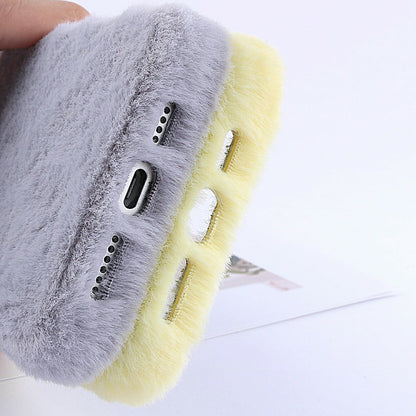 For iPhone 14 Pro Case Jade Fox Velvet Leather + PET Phone Protective Cover