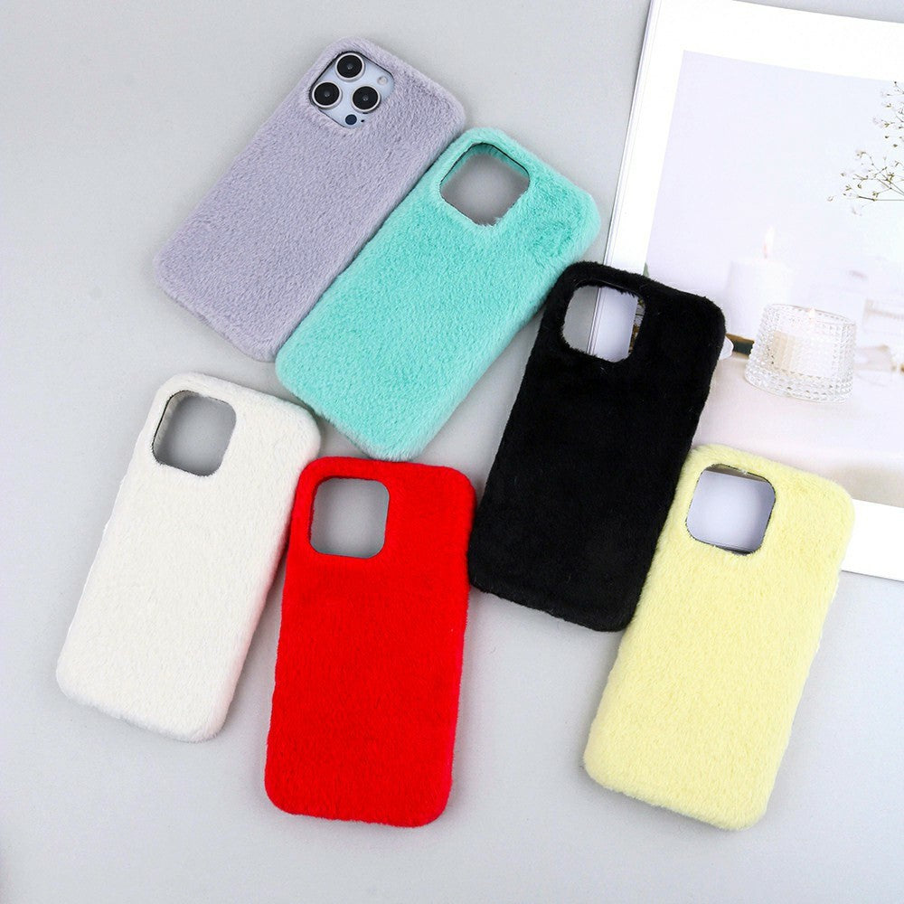 For iPhone 14 Pro Case Jade Fox Velvet Leather + PET Phone Protective Cover