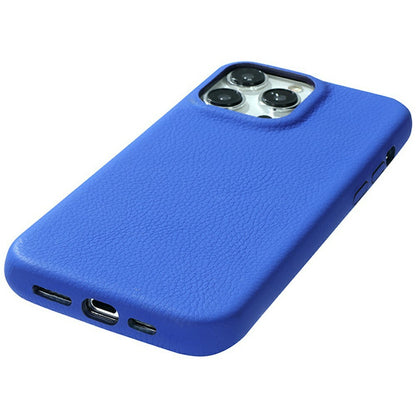 For iPhone 14 Pro Phone Case Skin Touch Litchi Texture Leather Coated PET Mobile Cover