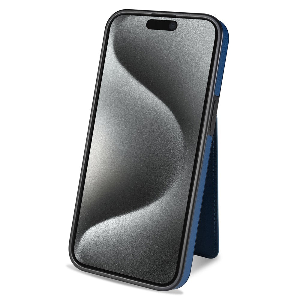 For iPhone 14 Pro Case Compatible with MagSafe Detachable Card Holder Kickstand Leather Phone Back Cover