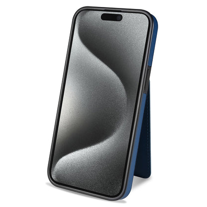 For iPhone 14 Pro Case Compatible with MagSafe Detachable Card Holder Kickstand Leather Phone Back Cover