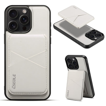 ESEBLE E3 For iPhone 14 Pro Magnetic Case with Detachable Card Holder Leather + TPU RFID Blocking Phone Cover