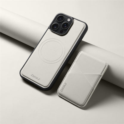 ESEBLE E3 For iPhone 14 Pro Magnetic Case with Detachable Card Holder Leather + TPU RFID Blocking Phone Cover