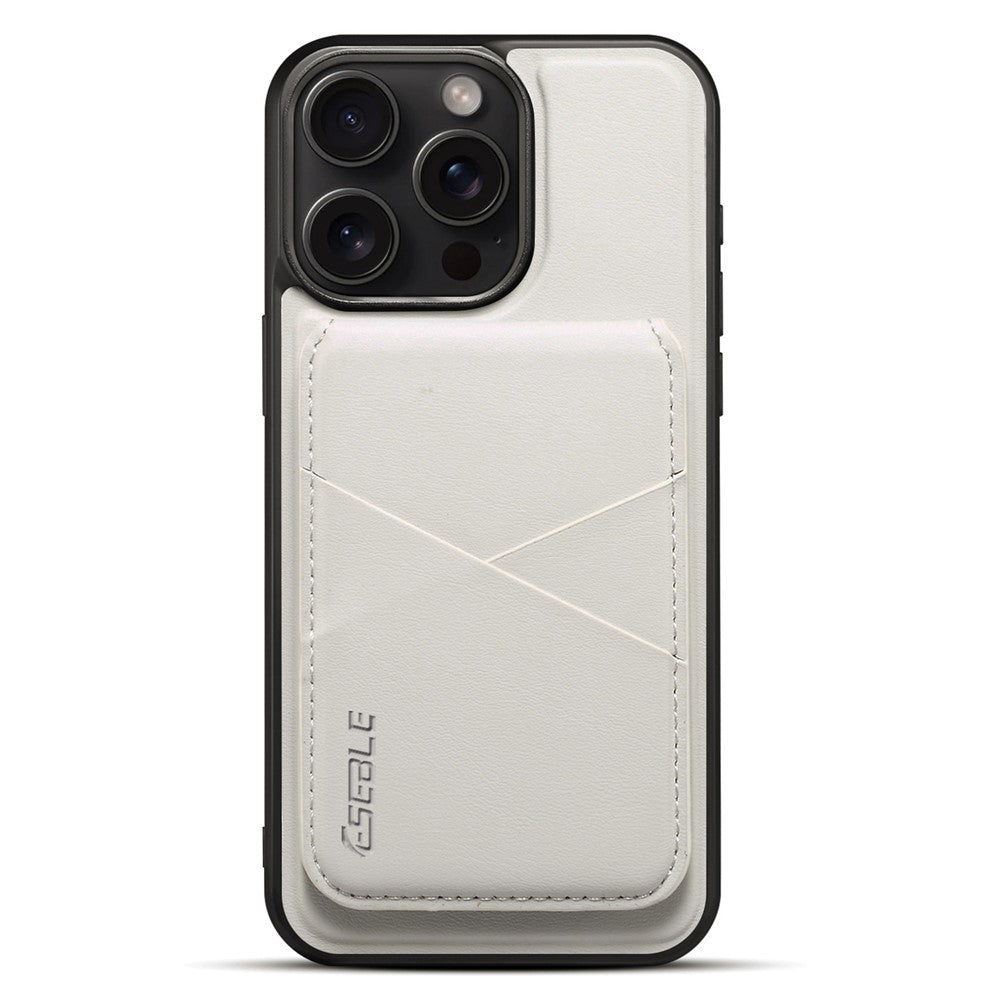ESEBLE E3 For iPhone 14 Pro Magnetic Case with Detachable Card Holder Leather + TPU RFID Blocking Phone Cover