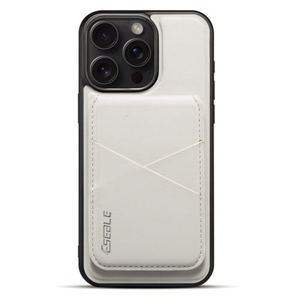 ESEBLE E3 For iPhone 14 Pro Magnetic Case with Detachable Card Holder Leather + TPU RFID Blocking Phone Cover