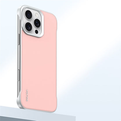 SULADA For iPhone 16 Pro Case Frameless PU + PC Back Phone Cover