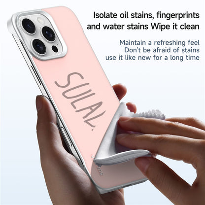 SULADA For iPhone 16 Pro Case Frameless PU + PC Back Phone Cover