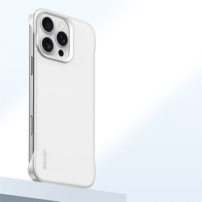 SULADA For iPhone 16 Pro Case Frameless PU + PC Back Phone Cover