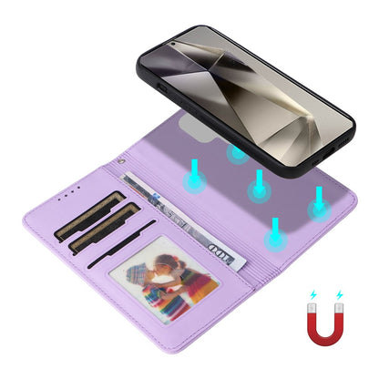 For Samsung Galaxy S25 Ultra Magnetic Case BETOPNICE Detachable PU Leather Phone Cover with Strap