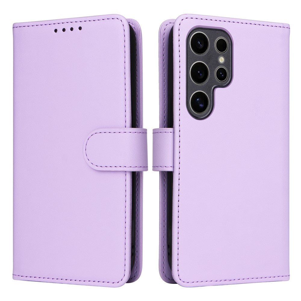 For Samsung Galaxy S25 Ultra Magnetic Case BETOPNICE Detachable PU Leather Phone Cover with Strap