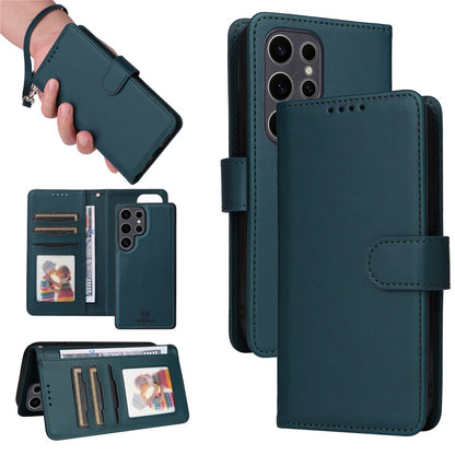 For Samsung Galaxy S25 Ultra Magnetic Case BETOPNICE Detachable PU Leather Phone Cover with Strap
