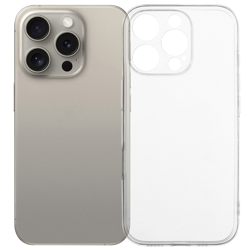 UNITHIN For iPhone 14 Pro Case Ultra Thin 0.7mm Clear TPU Anti Drop Phone Cover Precise Cutouts