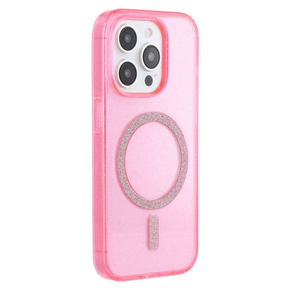 For iPhone 14 Pro Case Compatible with MagSafe 2.0mm PC + TPU Glitter Phone Cover