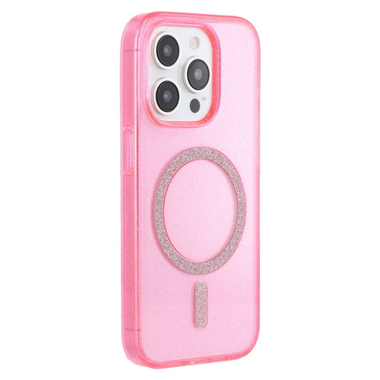 For iPhone 14 Pro Case Compatible with MagSafe 2.0mm PC + TPU Glitter Phone Cover
