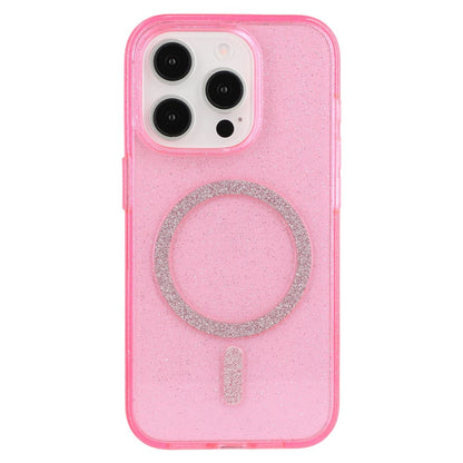 For iPhone 14 Pro Case Compatible with MagSafe 2.0mm PC + TPU Glitter Phone Cover