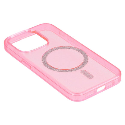 For iPhone 14 Pro Case Compatible with MagSafe 2.0mm PC + TPU Glitter Phone Cover