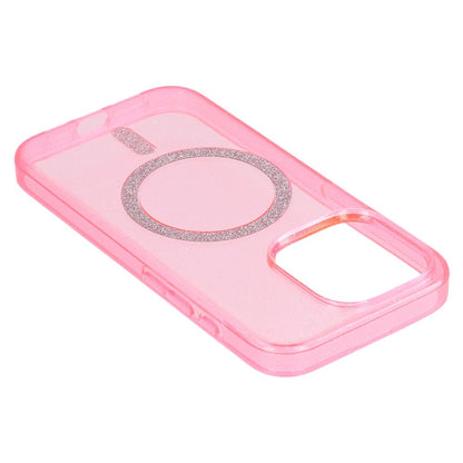 For iPhone 14 Pro Case Compatible with MagSafe 2.0mm PC + TPU Glitter Phone Cover
