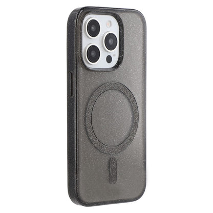 For iPhone 14 Pro Case Compatible with MagSafe 2.0mm PC + TPU Glitter Phone Cover