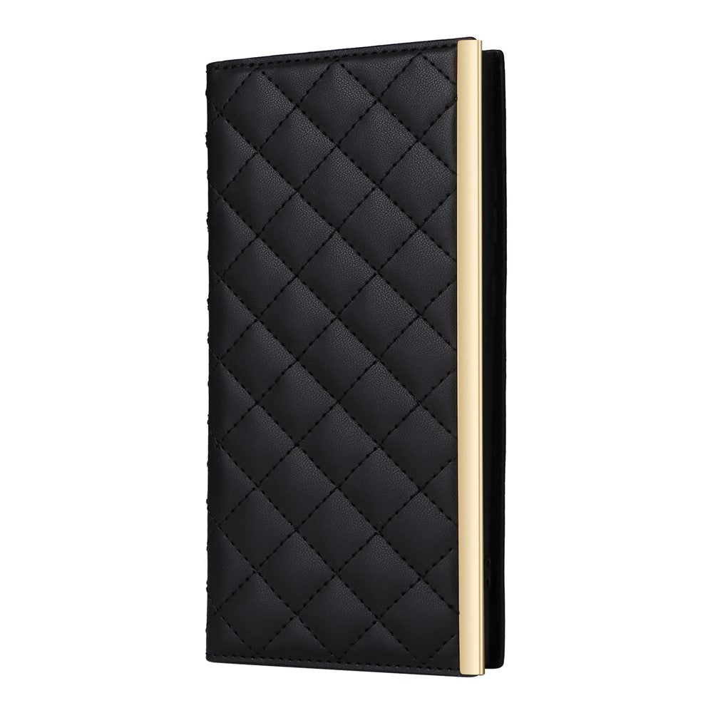 For Samsung Galaxy S25 Ultra Case Suction Cup PU Leather Wallet Phone Cover with Straps
