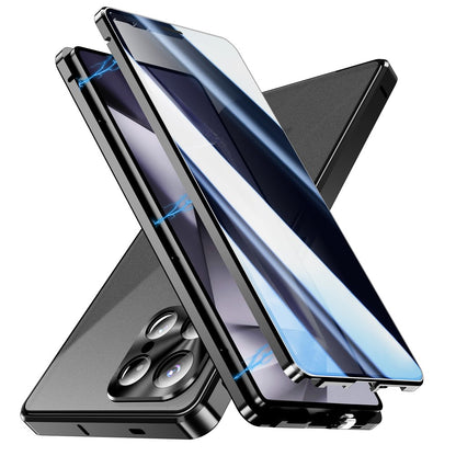 For Samsung Galaxy S25 Ultra Case Anti-Spy Tempered Glass Film Magnetic Frame Phone Cover