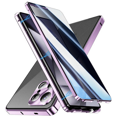 For Samsung Galaxy S25 Ultra Case Anti-Spy Tempered Glass Film Magnetic Frame Phone Cover