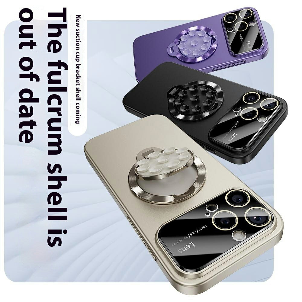 For iPhone 14 Pro Case Compatible with MagSafe Suction Cup Kickstand PC Phone Cover