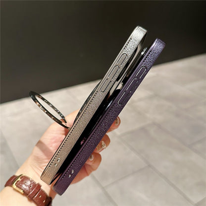 For iPhone 14 Pro Case Compatible with MagSafe Gyroscope Kickstand Heat Dissipation PC Back Cover