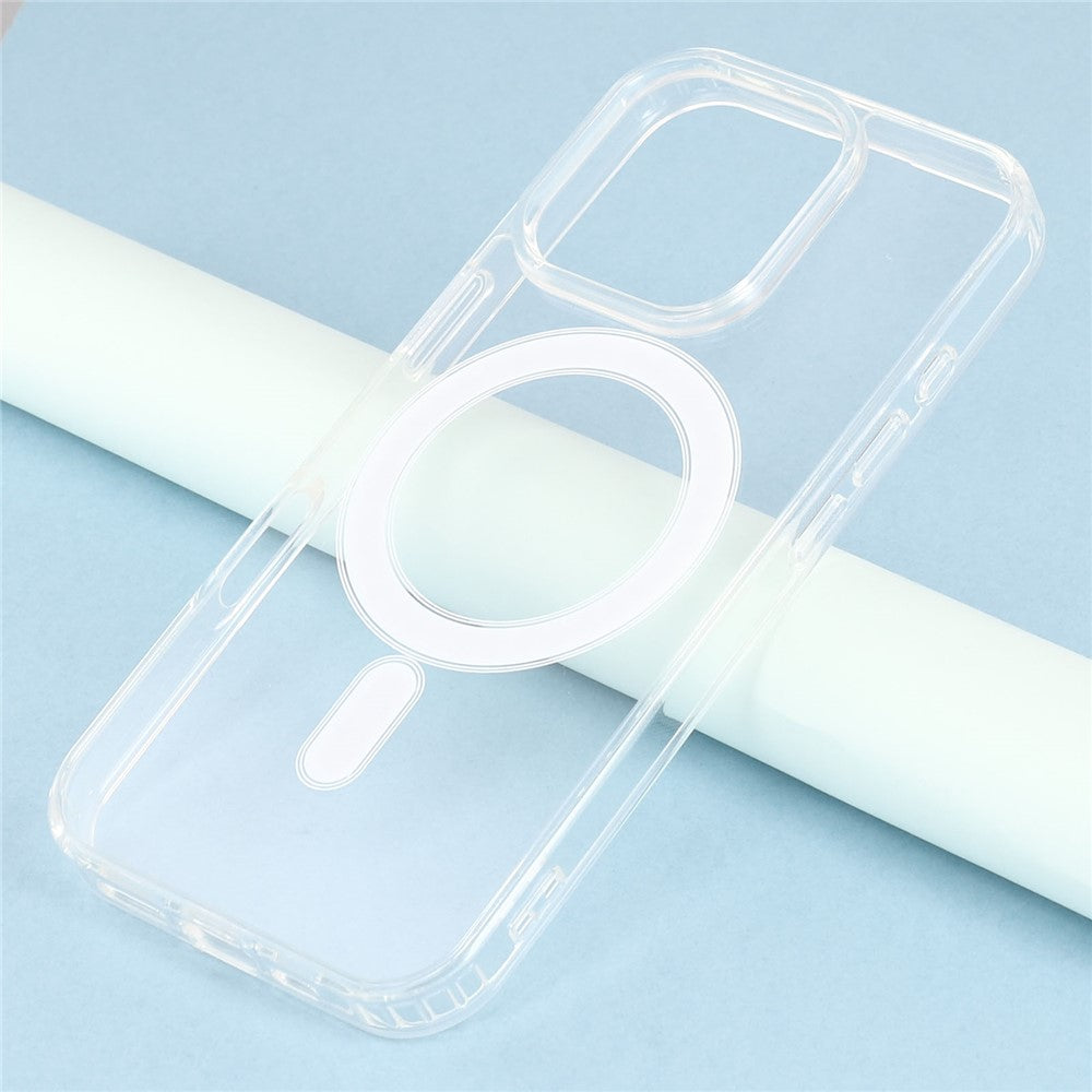 For iPhone 16 Pro Max Case Compatible with MagSafe TPU + Acrylic Clear Phone Cover