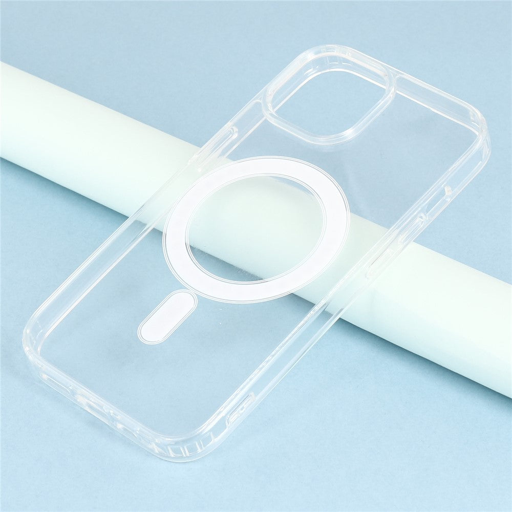 For iPhone 15 Plus / 14 Plus Case Compatible with MagSafe TPU + Acrylic Clear Phone Cover