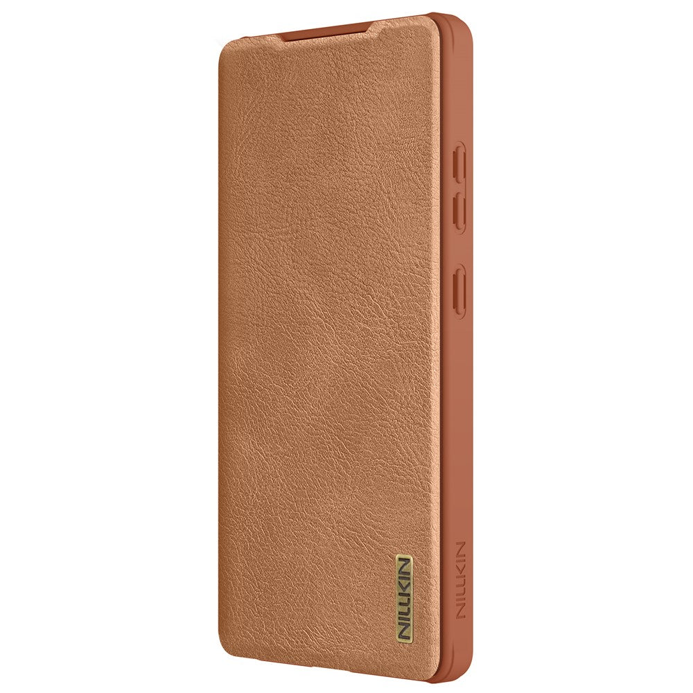 NILLKIN Qin Pro Series for Samsung Galaxy S25 Ultra Case with Card Slots Leather Phone Cover