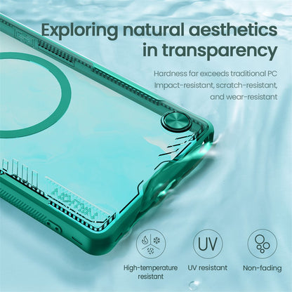 NILLKIN Iceblade CamProp For Samsung Galaxy S25 Ultra Magnetic Case Lens Cover Kickstand PC + TPU Phone Cover