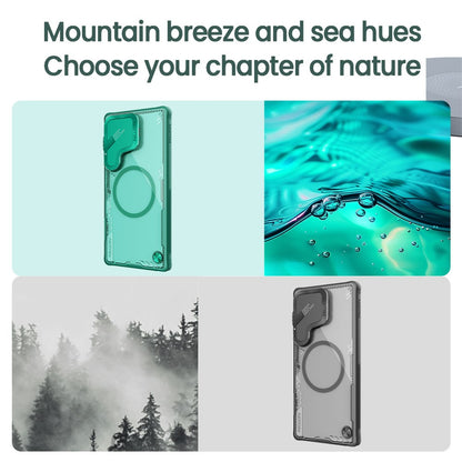 NILLKIN Iceblade CamProp For Samsung Galaxy S25 Ultra Magnetic Case Lens Cover Kickstand PC + TPU Phone Cover