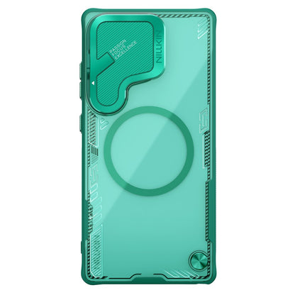 NILLKIN Iceblade CamProp For Samsung Galaxy S25 Ultra Magnetic Case Lens Cover Kickstand PC + TPU Phone Cover