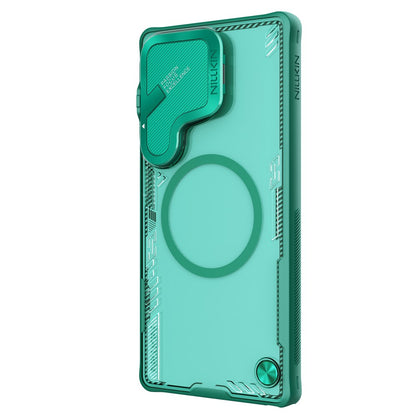 NILLKIN Iceblade CamProp For Samsung Galaxy S25 Ultra Magnetic Case Lens Cover Kickstand PC + TPU Phone Cover