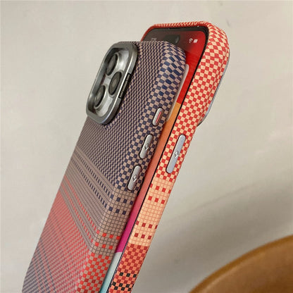 For iPhone 14 Pro Case Compatible with MagSafe PC Phone Back Cover Metal Lens Frame Kickstand