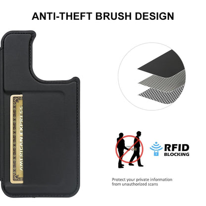 For iPhone 14 Pro Magnetic Case RCS Eco Friendly Flip Phone Cover with Kickstand RFID Blocking