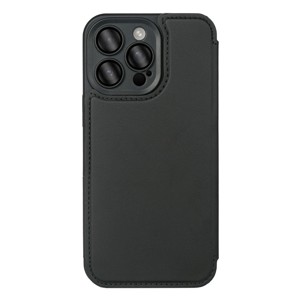 For iPhone 14 Pro Magnetic Case RCS Eco Friendly Flip Phone Cover with Kickstand RFID Blocking