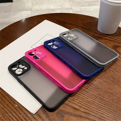For iPhone 14 Pro Case PC + TPU Heat Dissipation Phone Back Cover Skin Touch