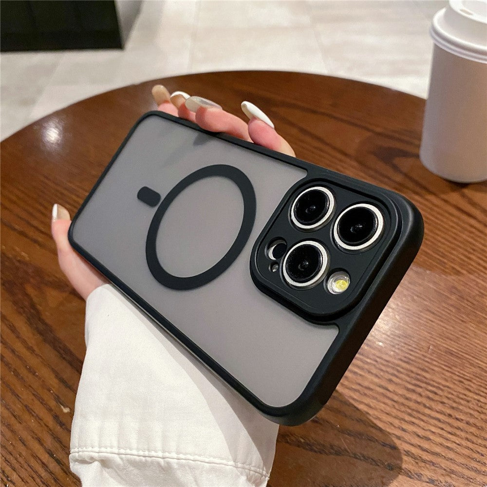 For iPhone 14 Pro Case Compatible with MagSafe TPU + PC Skin Touch Matte Phone Cover