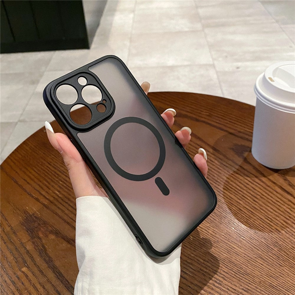 For iPhone 14 Pro Case Compatible with MagSafe TPU + PC Skin Touch Matte Phone Cover
