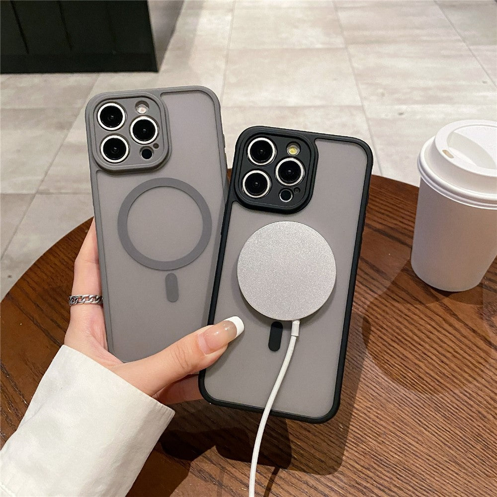 For iPhone 14 Pro Case Compatible with MagSafe TPU + PC Skin Touch Matte Phone Cover