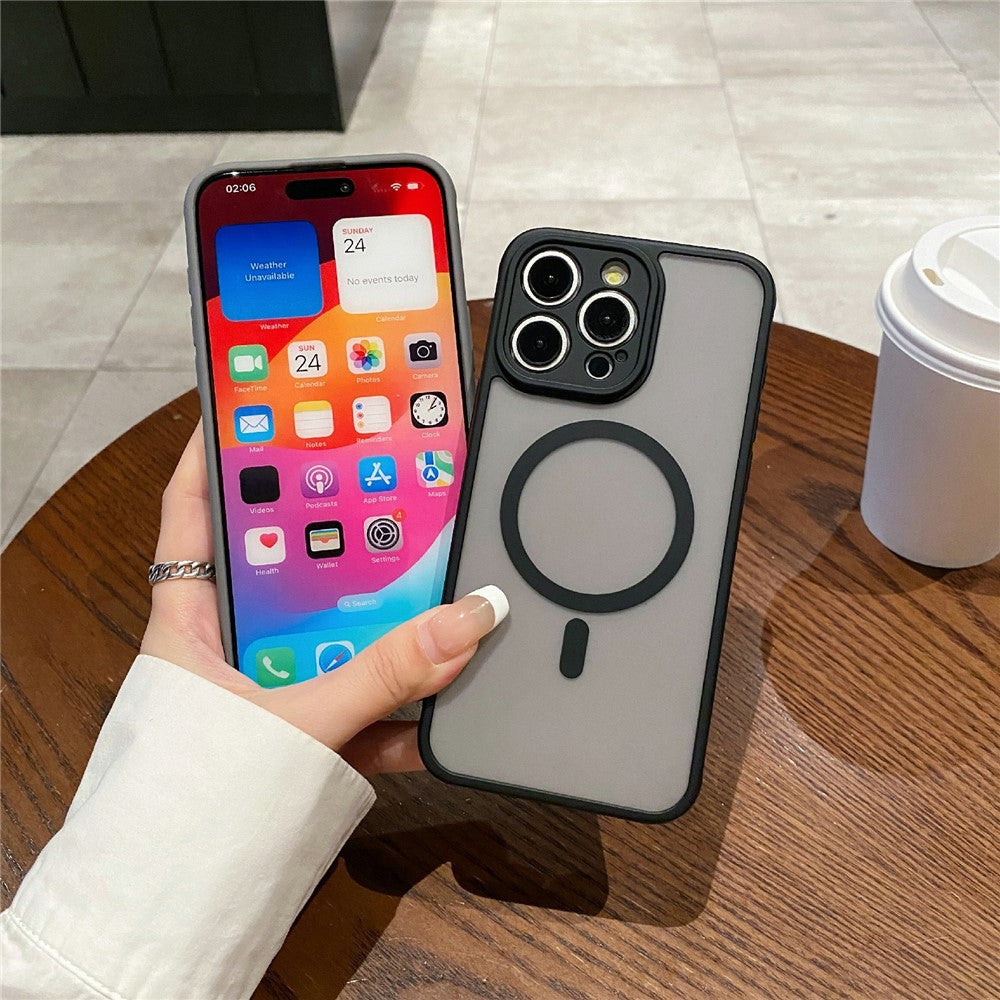 For iPhone 14 Pro Case Compatible with MagSafe TPU + PC Skin Touch Matte Phone Cover