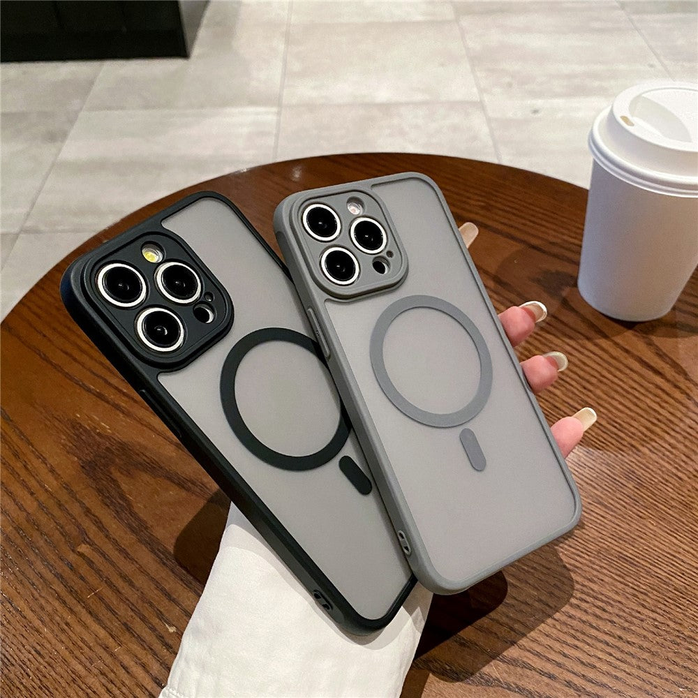 For iPhone 14 Pro Case Compatible with MagSafe TPU + PC Skin Touch Matte Phone Cover