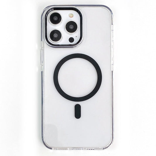 For iPhone 14 Pro Crystal Clear Case Compatible with MagSafe TPU + PC Phone Back Cover