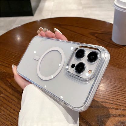 For iPhone 14 Pro Crystal Clear Case Compatible with MagSafe TPU + PC Phone Back Cover