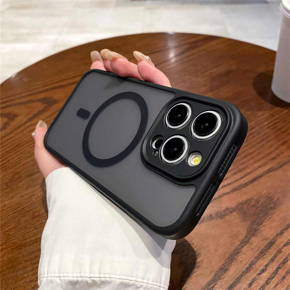 For iPhone 14 Pro Case Compatible with MagSafe PC + TPU Heat Dissipation Back Cover