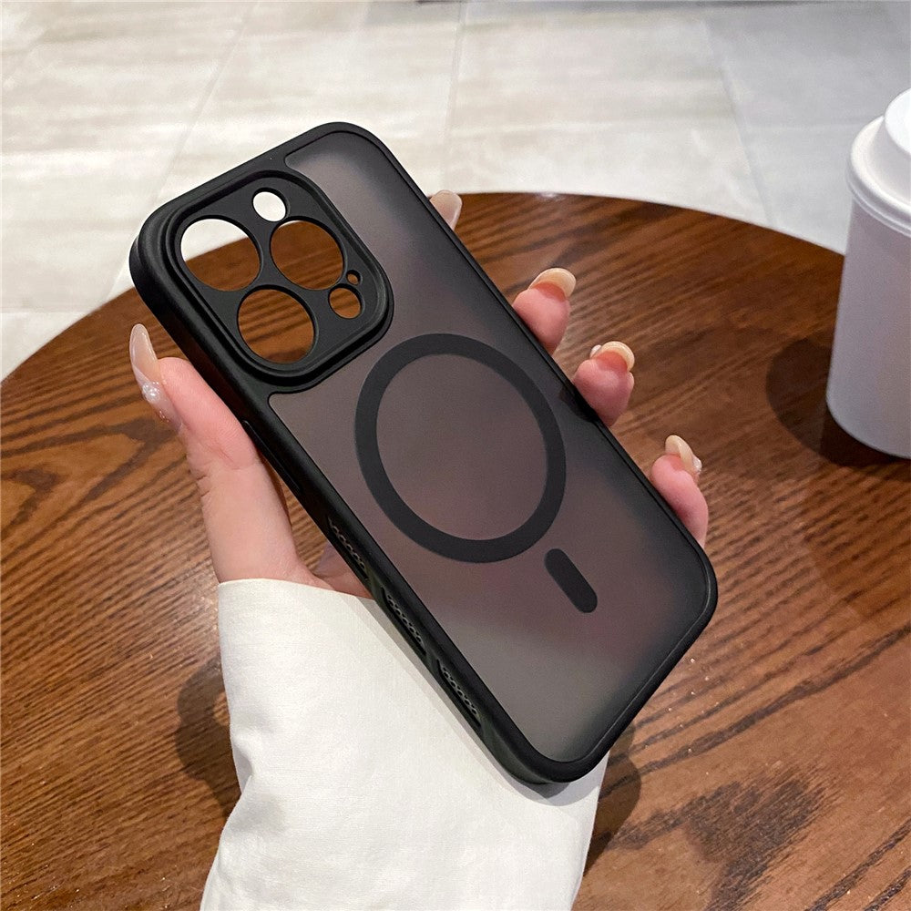 For iPhone 14 Pro Case Compatible with MagSafe PC + TPU Heat Dissipation Back Cover