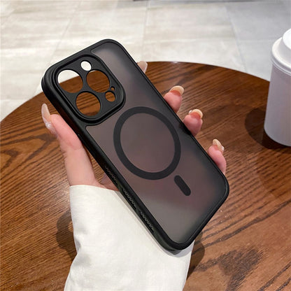 For iPhone 14 Pro Case Compatible with MagSafe PC + TPU Heat Dissipation Back Cover