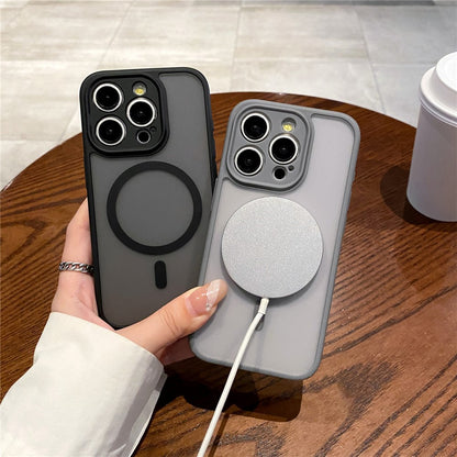 For iPhone 14 Pro Case Compatible with MagSafe PC + TPU Heat Dissipation Back Cover