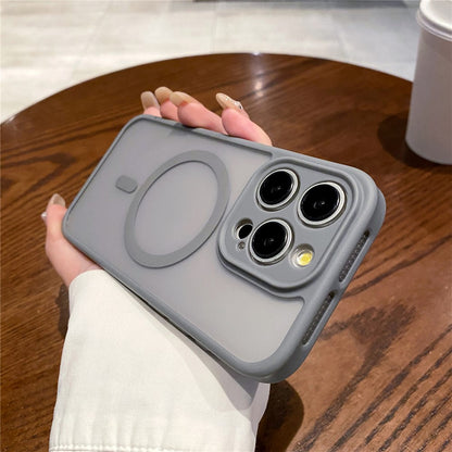 For iPhone 14 Pro Case Compatible with MagSafe PC + TPU Heat Dissipation Back Cover